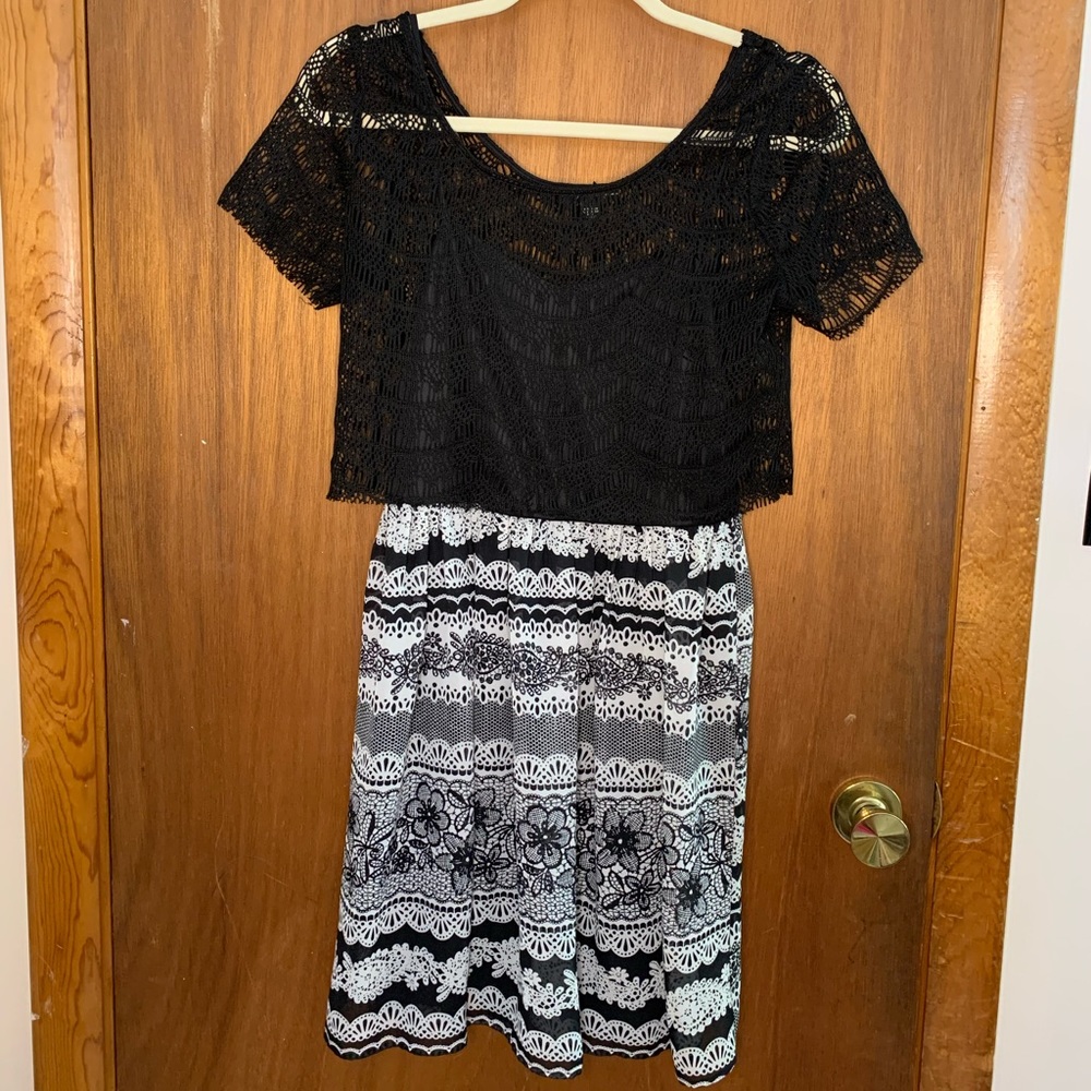Black and White Dress